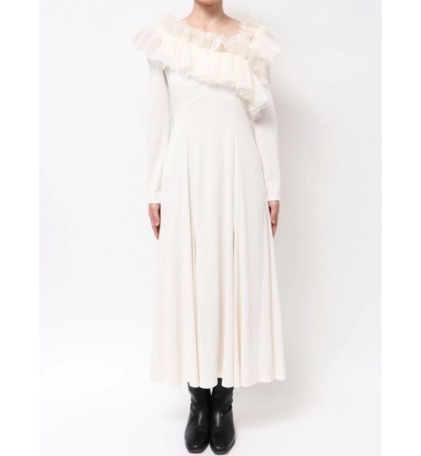 dazzlin「クロスフリルカットワンピース」|ワンピース|