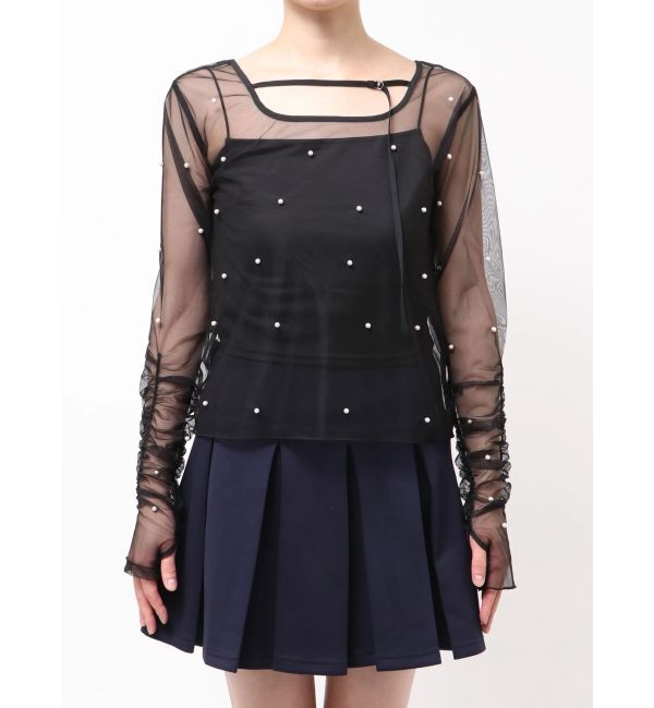 dazzlin「2wayシアートップス」|Tシャツ・カットソー|