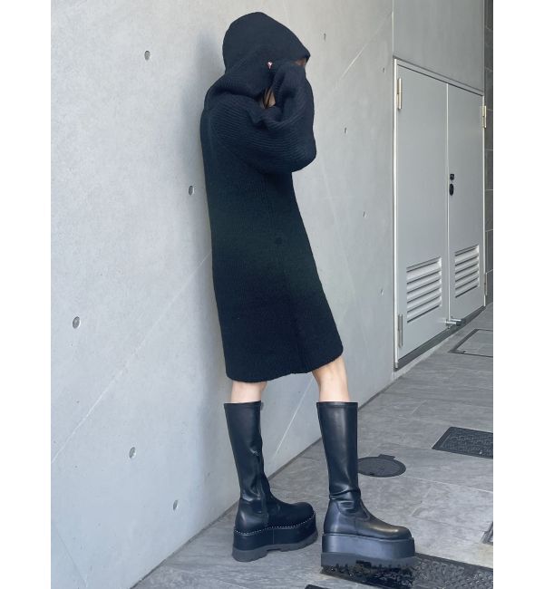 MURUA「フーディーニットミニワンピース」|ワンピース|