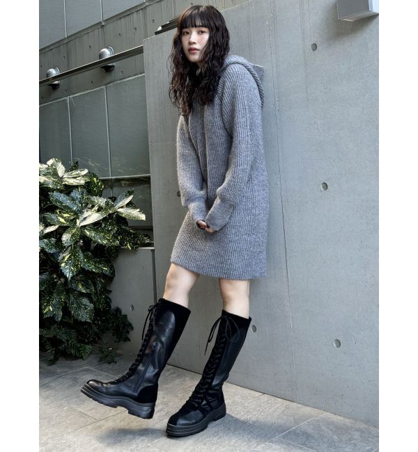 MURUA「フーディーニットミニワンピース」|ワンピース|