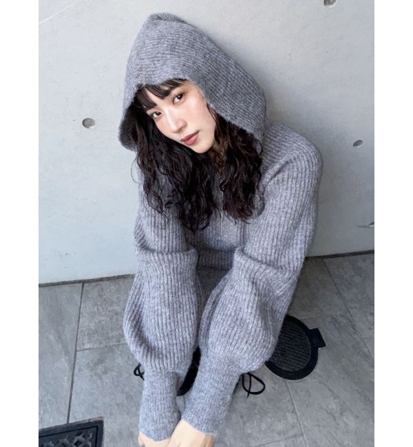 MURUA「フーディーニットミニワンピース」|ワンピース|