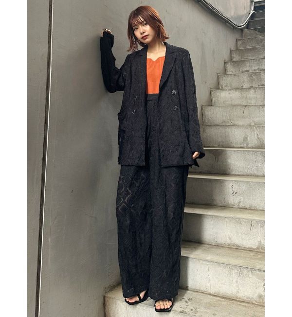 MURUA「レースシアージャケット【セットアップ着用可】【WEB限定】」|テーラードジャケット|