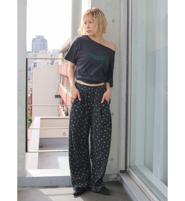 Ungrid「UV機能ワンショルロゴコンパクトTee」|Tシャツ・カットソー|