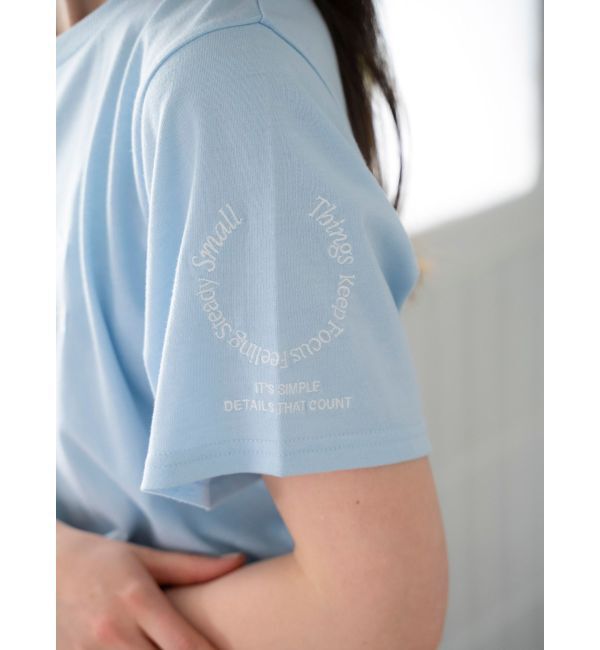 Ungrid「UV機能ワンショルロゴコンパクトTee」|Tシャツ・カットソー|