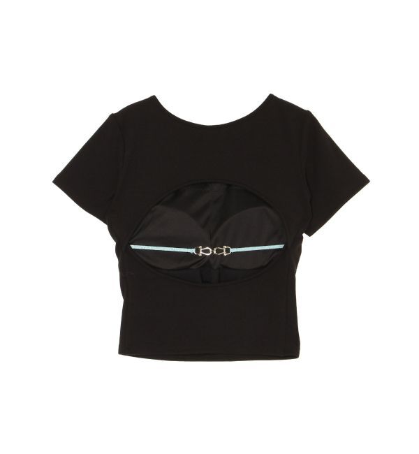 EVRIS「バックオープンチェーントップス」|Tシャツ・カットソー|