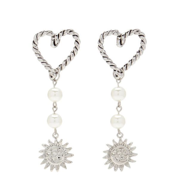 EVRIS「SUNNY MOTIF HEART CATCH ピアス」|ピアス|