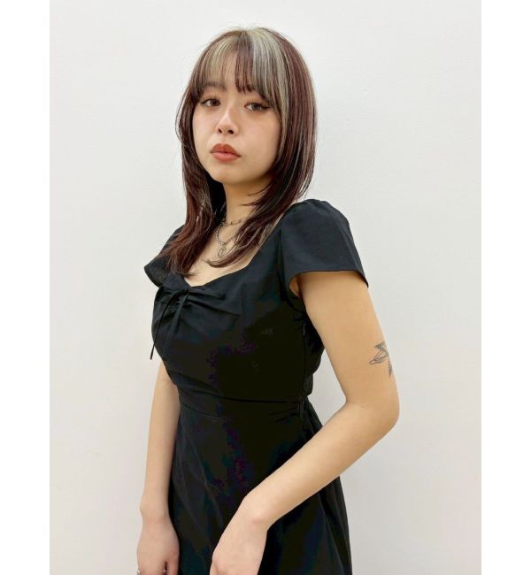 EVRIS「イレヘムフリルバックオープンロングワンピース」|ワンピース|