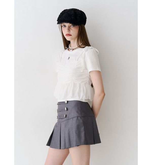 jouetie「ビスチェレイヤードトップス」|Tシャツ・カットソー|