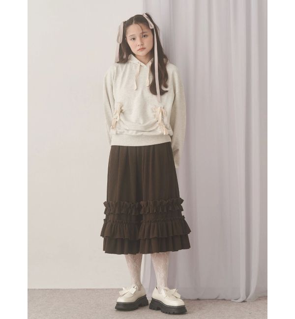 merry jenny「ribbon ribbon hoodie」|パーカー|