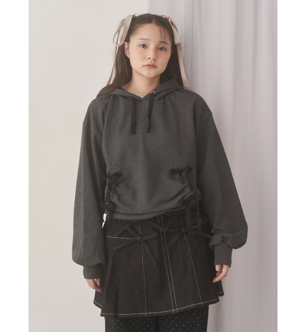 merry jenny「ribbon ribbon hoodie」|パーカー|