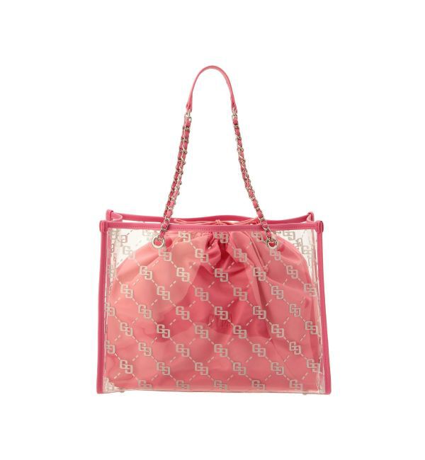 GYDA「GG glitter print clearトートBAG」|トートバッグ|