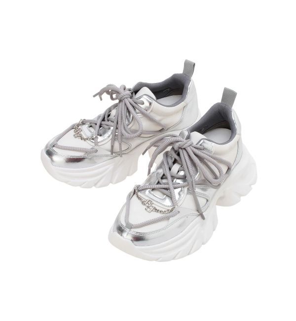 GYDA「GG chain twist cord laceインソールスニーカー」|スニーカー|