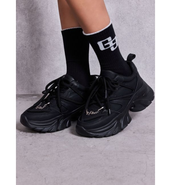 GYDA「GG chain twist cord laceインソールスニーカー」|スニーカー|