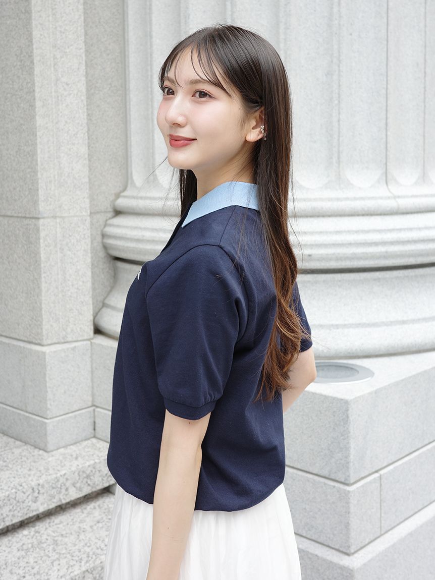 Mila Owen「【WEB限定カラー】ドロストポロシャツ」|ポロシャツ|