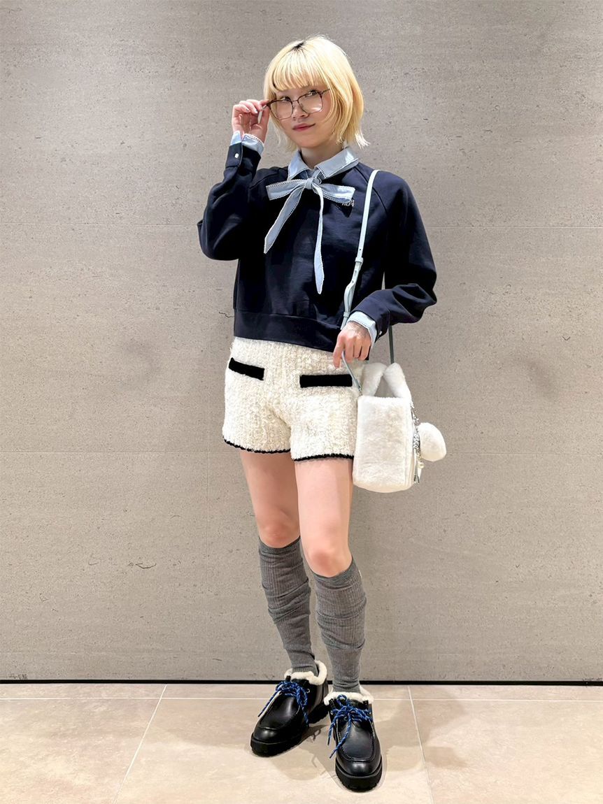FURFUR「ファンシーツイードニットパンツ」|その他|