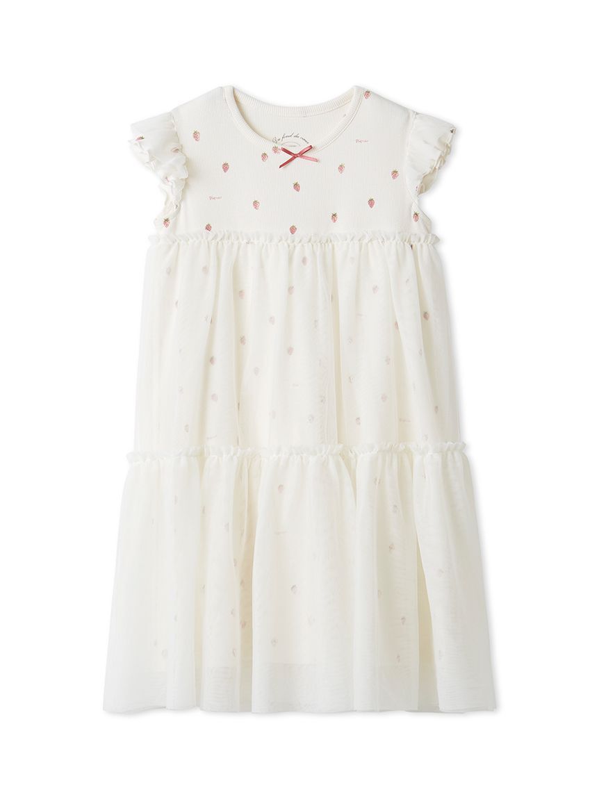 GELATO PIQUE KIDS & BABY「【KIDS】ストロベリー柄チュールワンピース」|ワンピース|