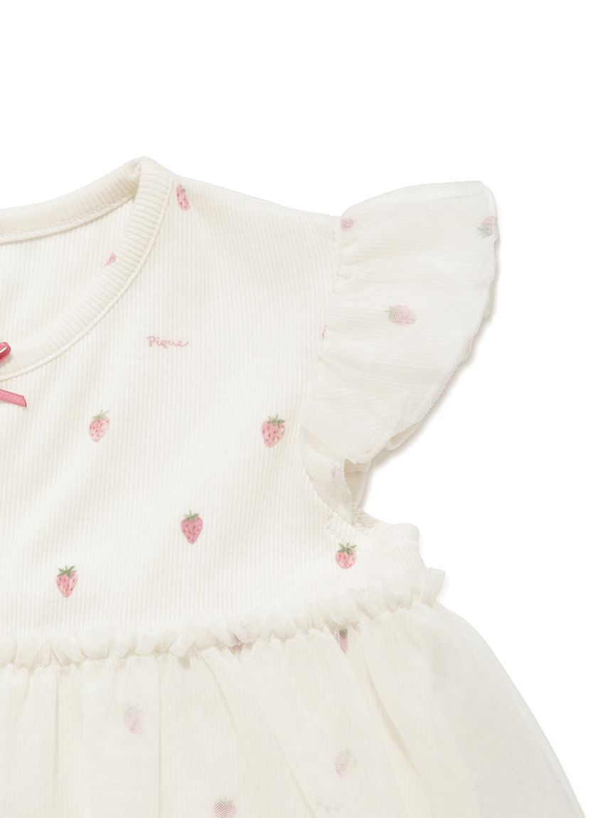GELATO PIQUE KIDS & BABY「【KIDS】ストロベリー柄チュールワンピース」|ワンピース|