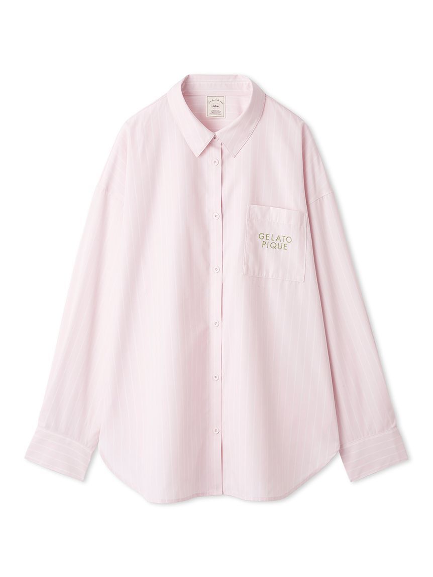 gelato pique「【UVカット】ストライプシャツ」|ルームウェア|