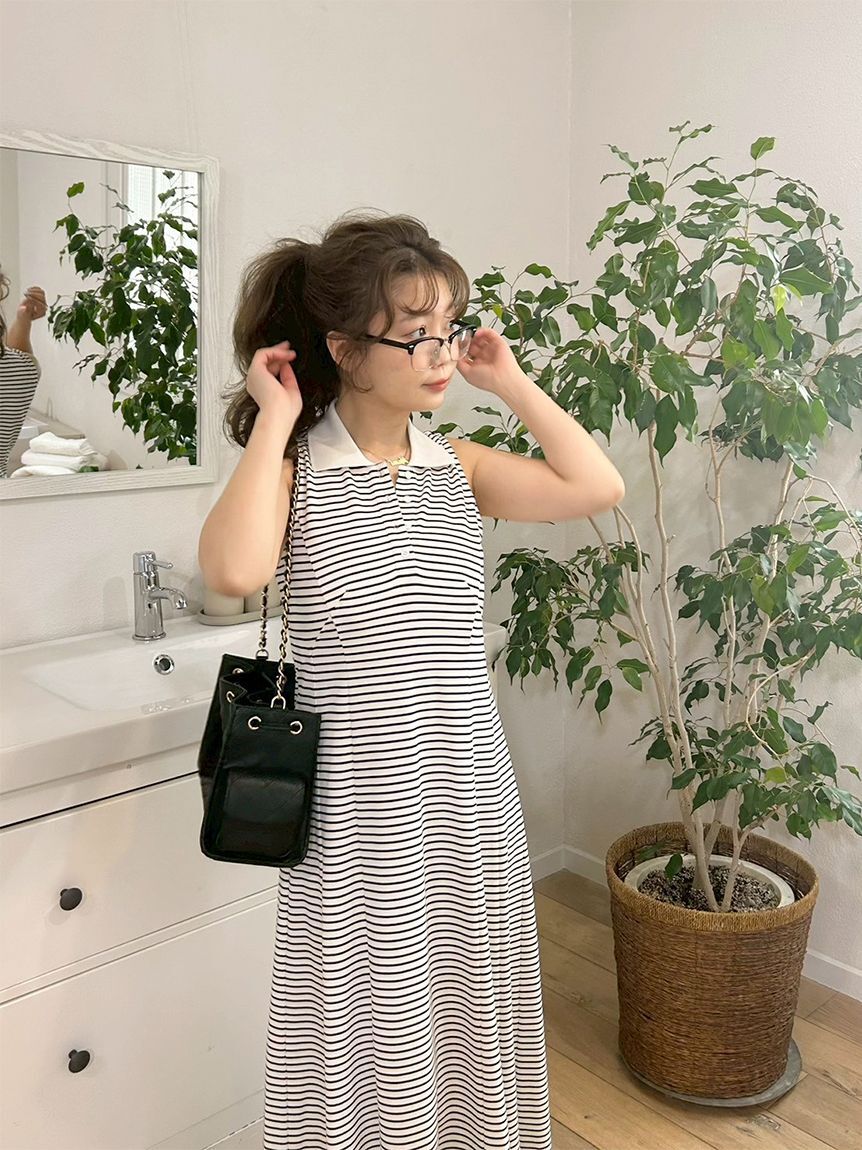 LILY BROWN「【限定カラー】アメスリポロワンピース」|ワンピース|