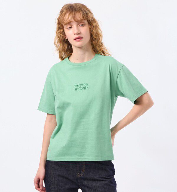 MACKINTOSH PHILOSOPHY「ライティングロゴTシャツ」|Tシャツ・カットソー|グリーン