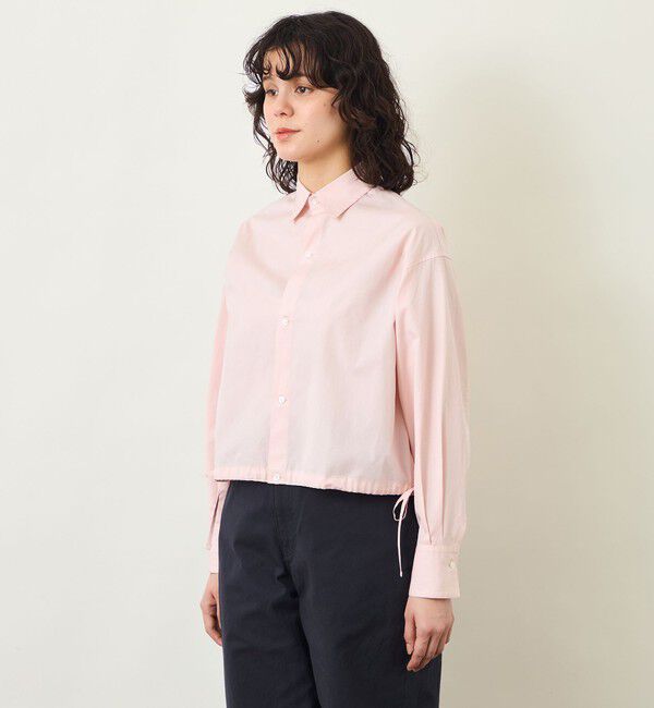 MACKINTOSH PHILOSOPHY「GREY LABEL サイドリボンクロップドシャツ」|シャツ・ブラウス|