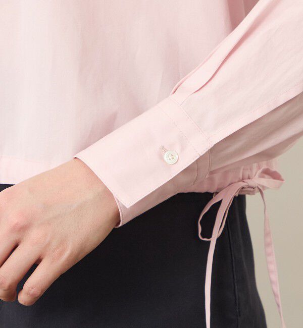 MACKINTOSH PHILOSOPHY「GREY LABEL サイドリボンクロップドシャツ」|シャツ・ブラウス|