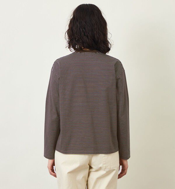 MACKINTOSH PHILOSOPHY「GREY LABEL 【SHARP LOGO】ロングスリーブボーダーTシャツ」|Tシャツ・カットソー|