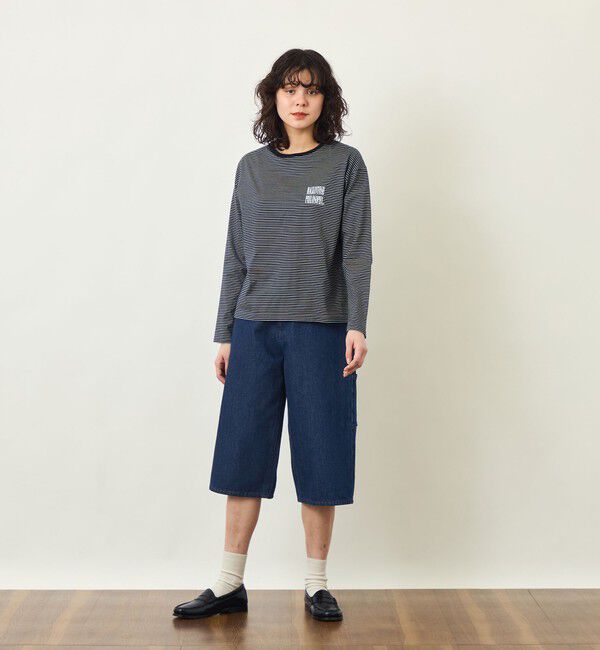 MACKINTOSH PHILOSOPHY「GREY LABEL 【SHARP LOGO】ロングスリーブボーダーTシャツ」|Tシャツ・カットソー|