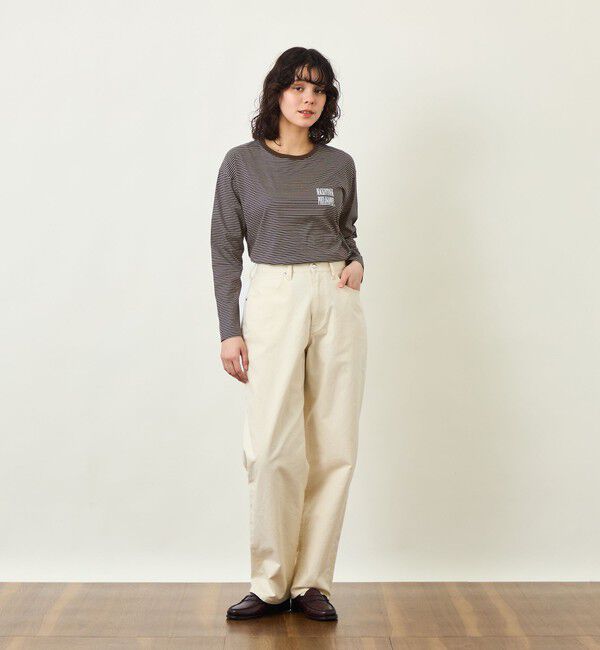 MACKINTOSH PHILOSOPHY「GREY LABEL 【SHARP LOGO】ロングスリーブボーダーTシャツ」|Tシャツ・カットソー|