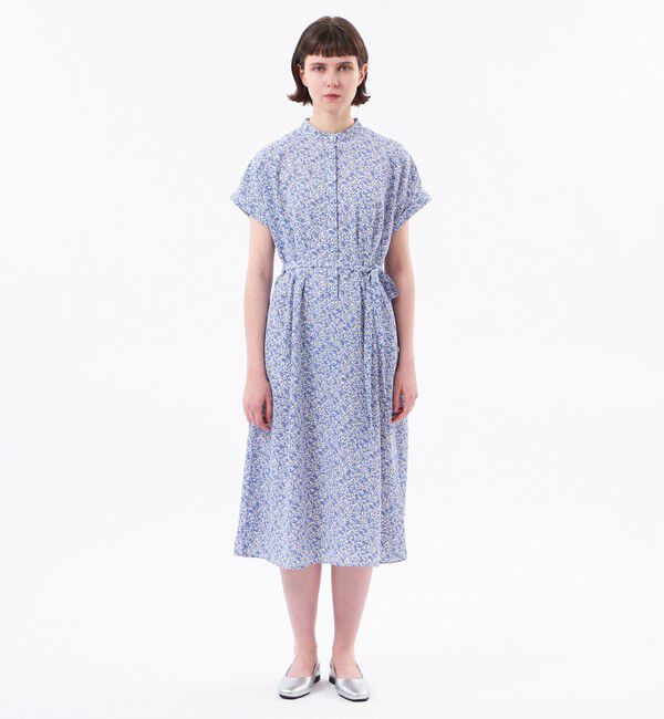MACKINTOSH PHILOSOPHY「【WEB&一部店舗限定】バイカラーフラワープリントワンピース」|ワンピース|