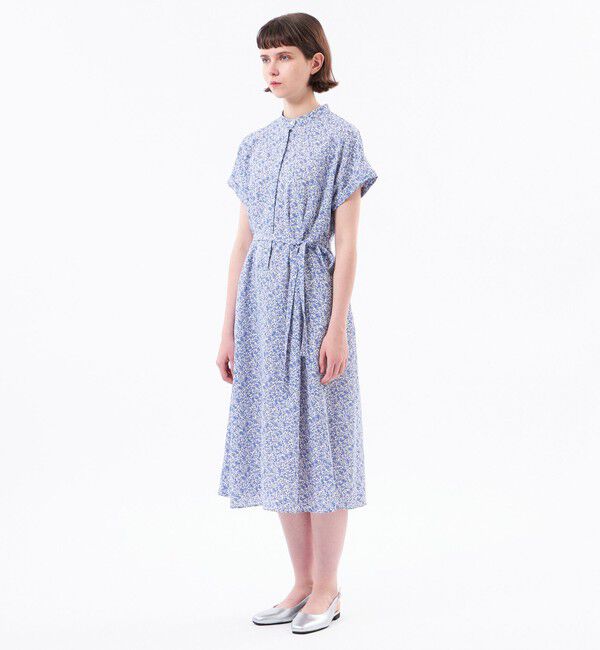 MACKINTOSH PHILOSOPHY「【WEB&一部店舗限定】バイカラーフラワープリントワンピース」|ワンピース|