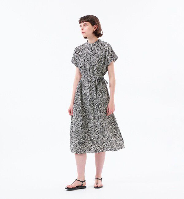 MACKINTOSH PHILOSOPHY「【WEB&一部店舗限定】バイカラーフラワープリントワンピース」|ワンピース|