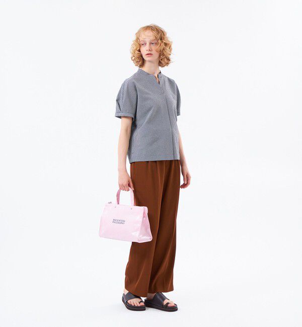 MACKINTOSH PHILOSOPHY「【WEB&一部店舗限定】スキッパーサッカーブラウス」|シャツ・ブラウス|