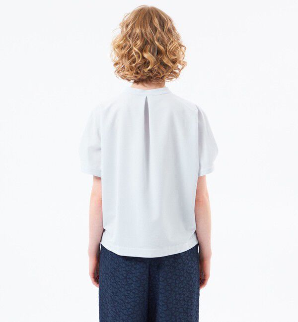 MACKINTOSH PHILOSOPHY「【WEB&一部店舗限定】スキッパーサッカーブラウス」|シャツ・ブラウス|