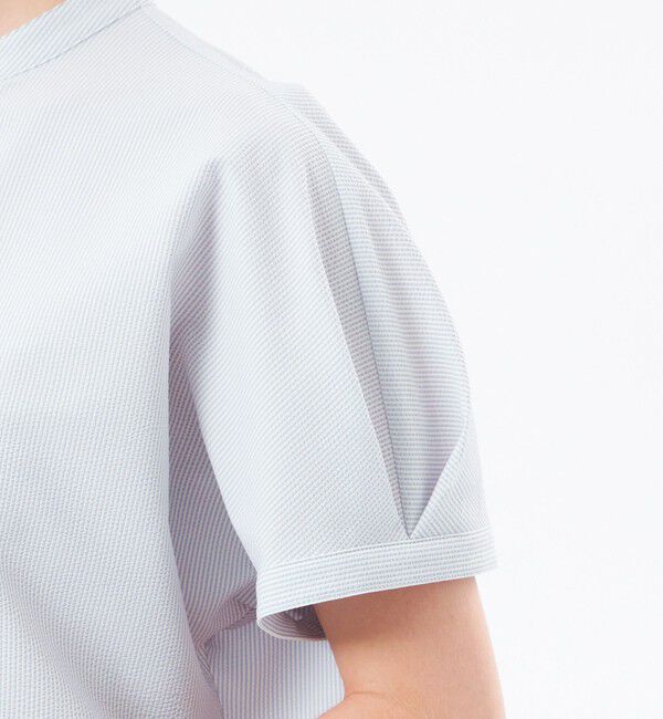MACKINTOSH PHILOSOPHY「【WEB&一部店舗限定】スキッパーサッカーブラウス」|シャツ・ブラウス|