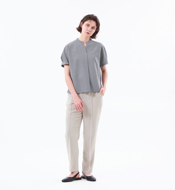 MACKINTOSH PHILOSOPHY「【WEB&一部店舗限定】スキッパーサッカーブラウス」|シャツ・ブラウス|