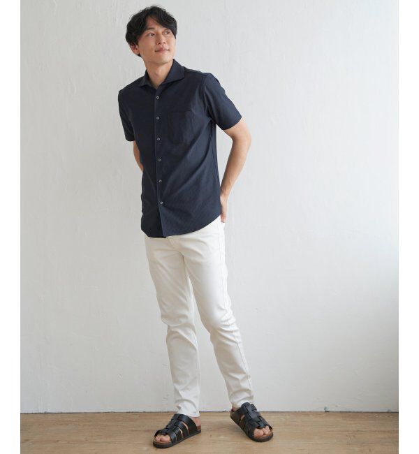 IKKA LOUNGE「【吸水速乾／イージーケア】アーバンドライフルオープンポロシャツ」|Tシャツ・カットソー|