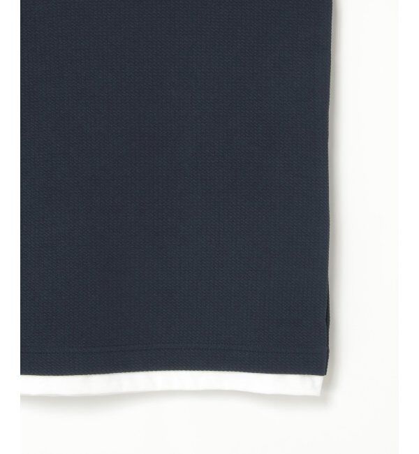 ikka「キーネックレイヤード7分袖Tシャツ」|Tシャツ・カットソー|