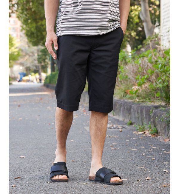 ikka「6.5分丈ドビーイージーハーフパンツ」|その他|
