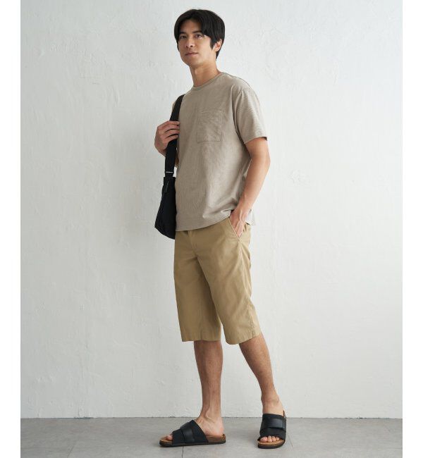 ikka「6.5分丈ドビーイージーハーフパンツ」|その他|