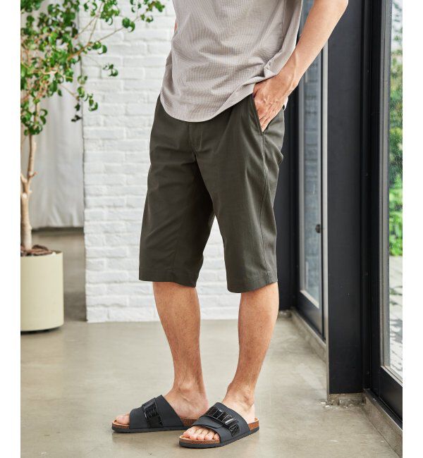 ikka「6.5分丈ドビーイージーハーフパンツ」|その他|