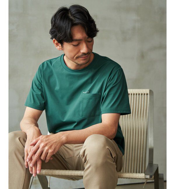 ikka「冷感DRY旅するTシャツ」|Tシャツ・カットソー|