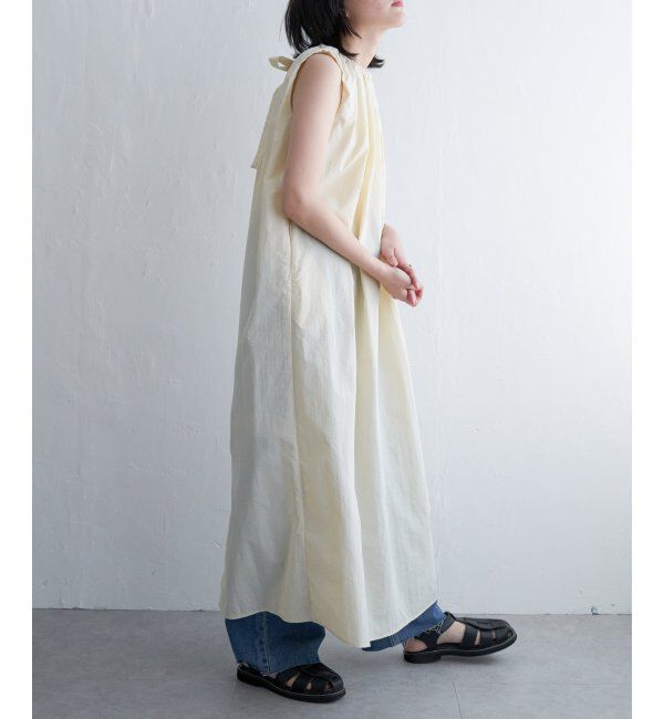 VENCE share style「ナイロンタフタ後ろリボンワンピース」|ワンピース|