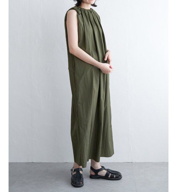 VENCE share style「ナイロンタフタ後ろリボンワンピース」|ワンピース|