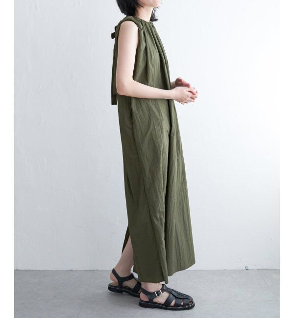 VENCE share style「ナイロンタフタ後ろリボンワンピース」|ワンピース|