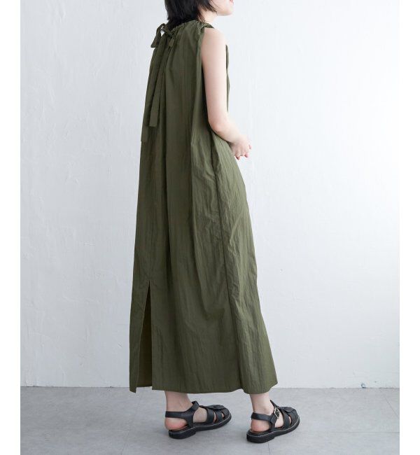 VENCE share style「ナイロンタフタ後ろリボンワンピース」|ワンピース|