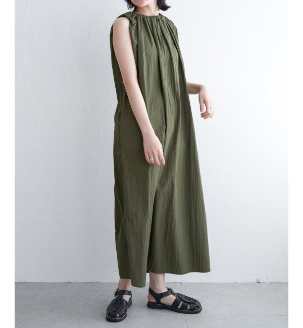 VENCE share style「ナイロンタフタ後ろリボンワンピース」|ワンピース|