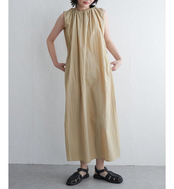 VENCE share style「ナイロンタフタ後ろリボンワンピース」|ワンピース|