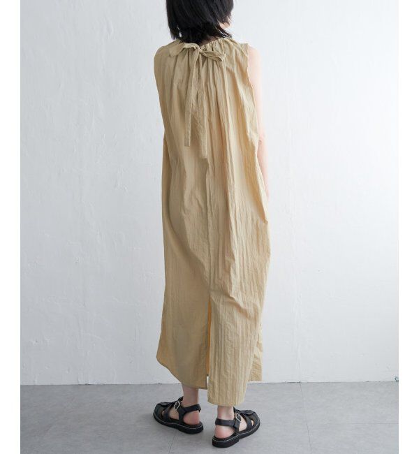 VENCE share style「ナイロンタフタ後ろリボンワンピース」|ワンピース|