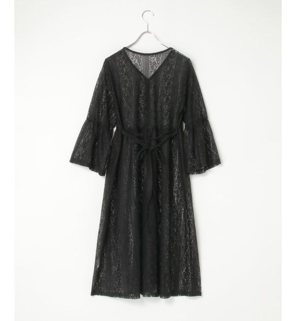 VENCE share style「レースフレアー袖ワンピース」|ワンピース|